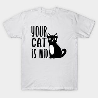 Your Cat is Mid. T-Shirt